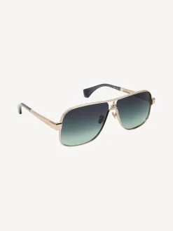 Or - Lunettes de soleil Vivienne Westwood Keith VW5101 410 Shiny