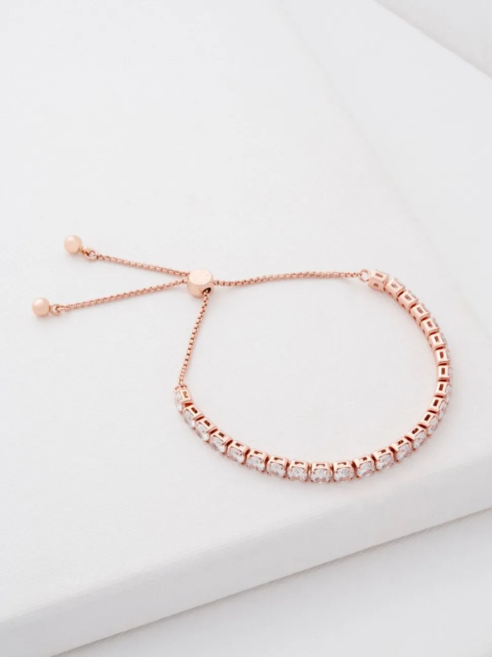 Or - Ted Baker Tone Melrah: Bracelet Curseur Icon Crystal, cristal transparent
