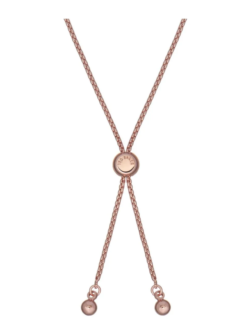 Or - Ted Baker Tone Melrah: Bracelet Curseur Icon Crystal, cristal transparent