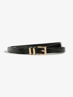 Or, léopard et noir - Lot de 3 ceintures skinny Lipsy