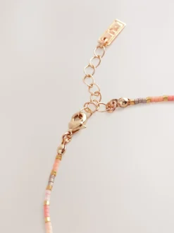 Orange - Bracelet de cheville en perle
