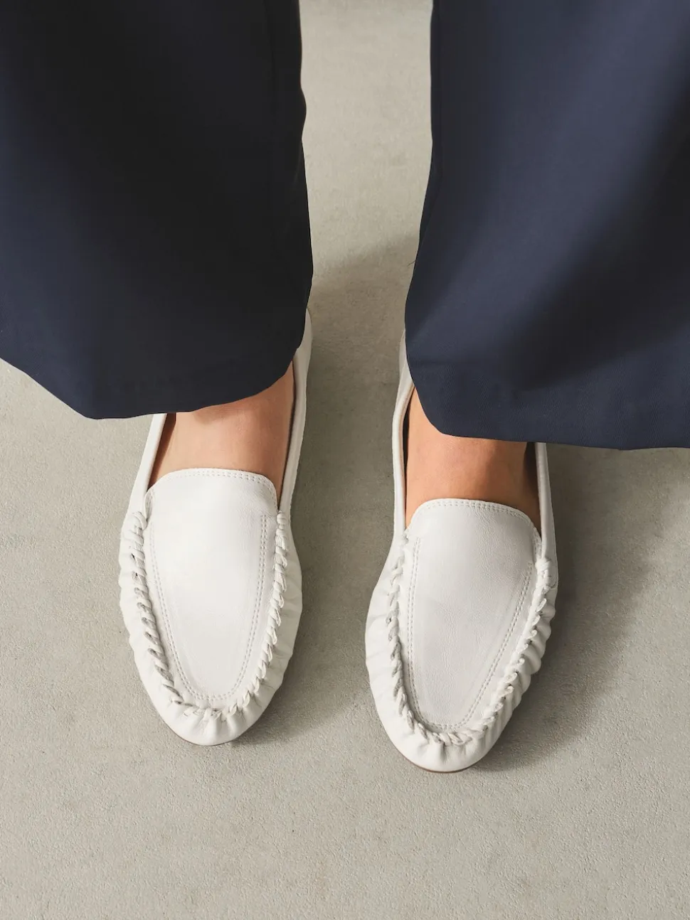 os - Mocassins Forever Comfort® souples froncés