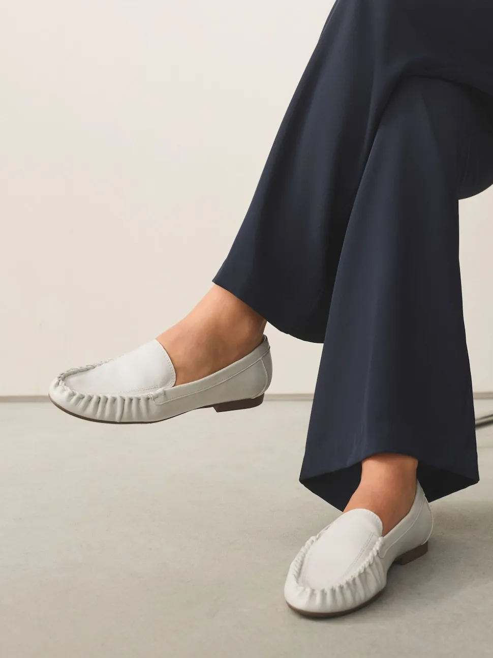 os - Mocassins Forever Comfort® souples froncés