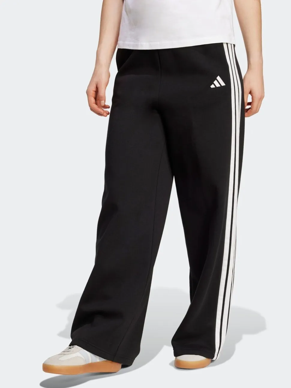 Pantalon Ample en polaire adidas 3Rayures