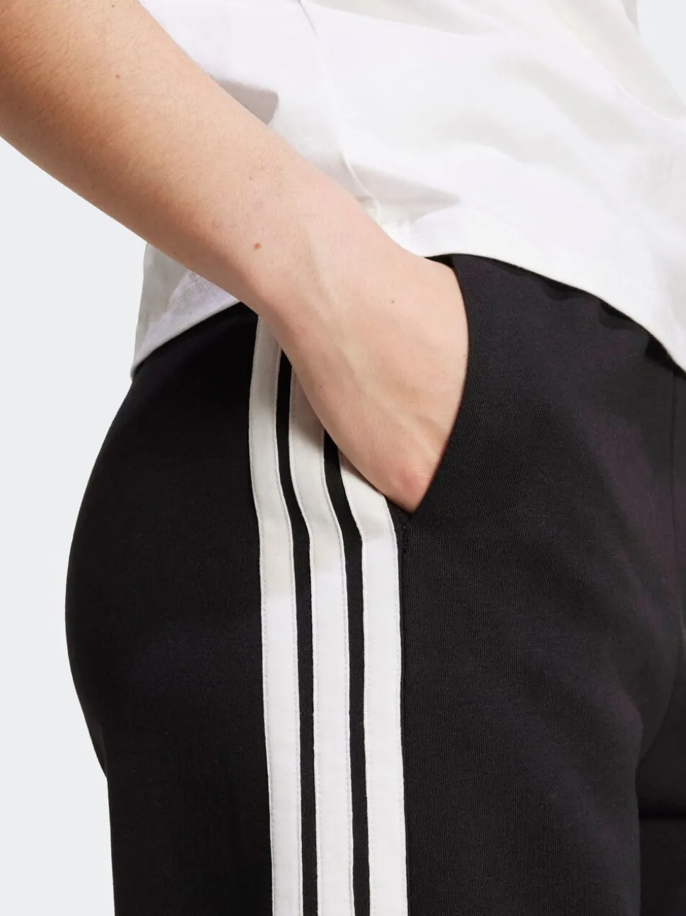 Pantalon Ample en polaire adidas 3Rayures