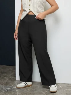 Pantalon droit Yours Curve élastique stretch