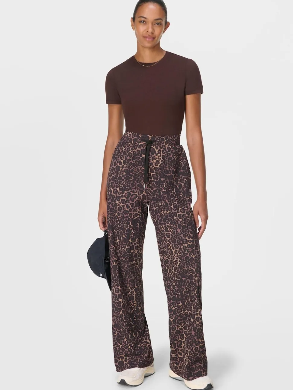 Pantalon large Betty Explorer en sueur avec bande 32po