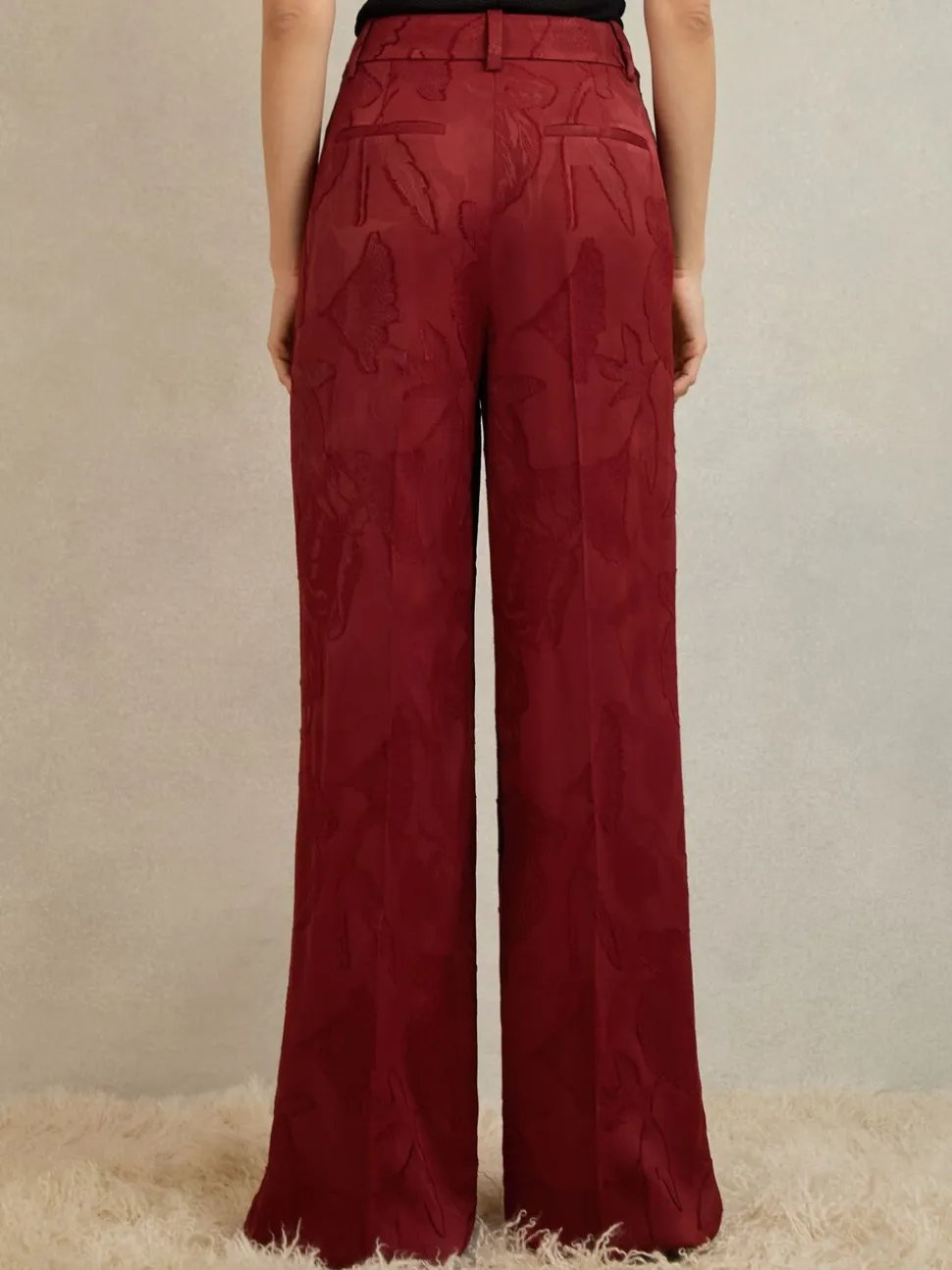 Pantalon large en jacquard Atelier Ottelie Atelier