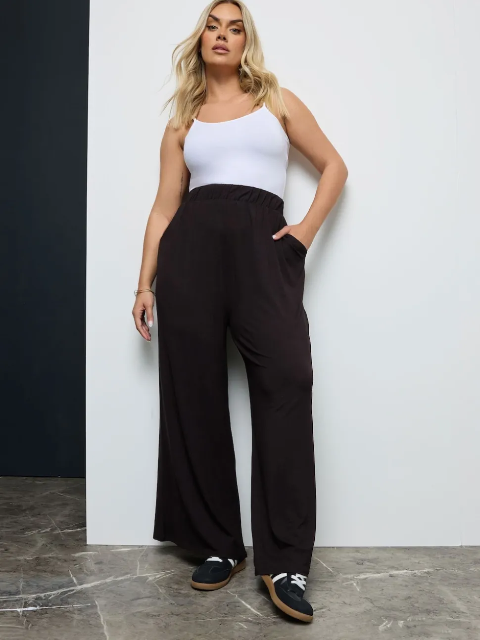 Pantalon large Yours Curve