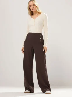 Pantalon Long Tall Sally Military boutonné