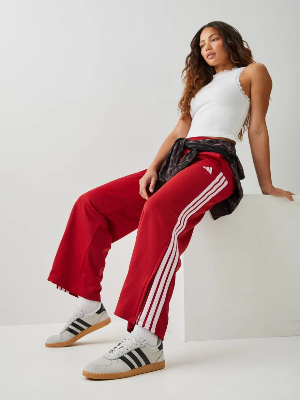 Pantalons adidas House Of Tiro Jambe large