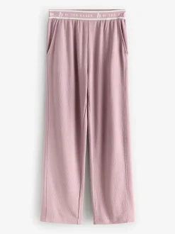 Pantalons B by Ted Baker Ottoman côtelé Jambe large rose
