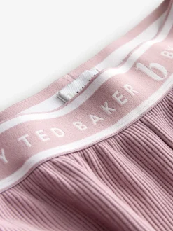 Pantalons B by Ted Baker Ottoman côtelé Jambe large rose