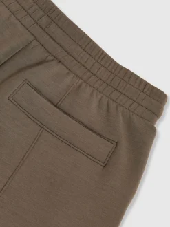 Pantalons de jogging large en interlock haut de gamme Reiss Bernie
