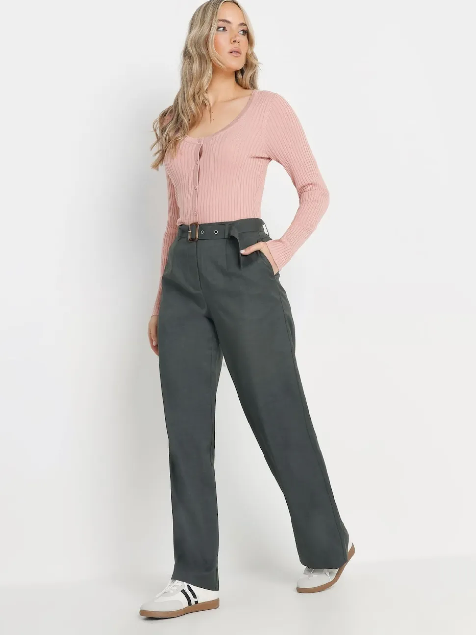 Pantalons Long Tall Sally Amples Ceinturés