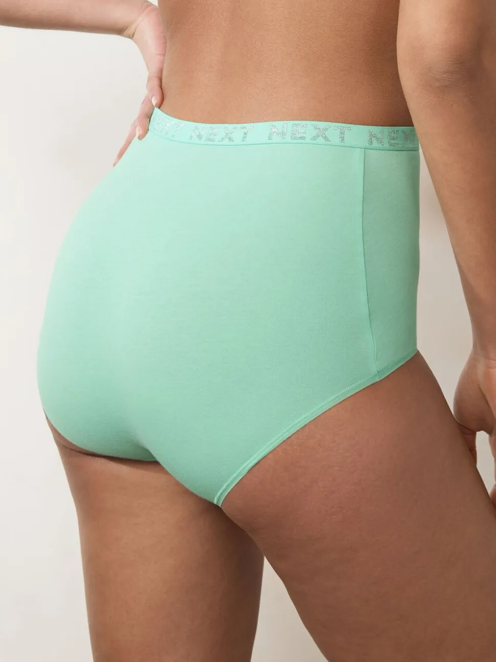 pastel - Lot de 4 culottes à logo en coton