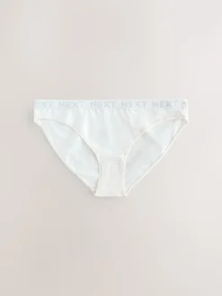 pastel - Lot de 4 culottes à logo en coton