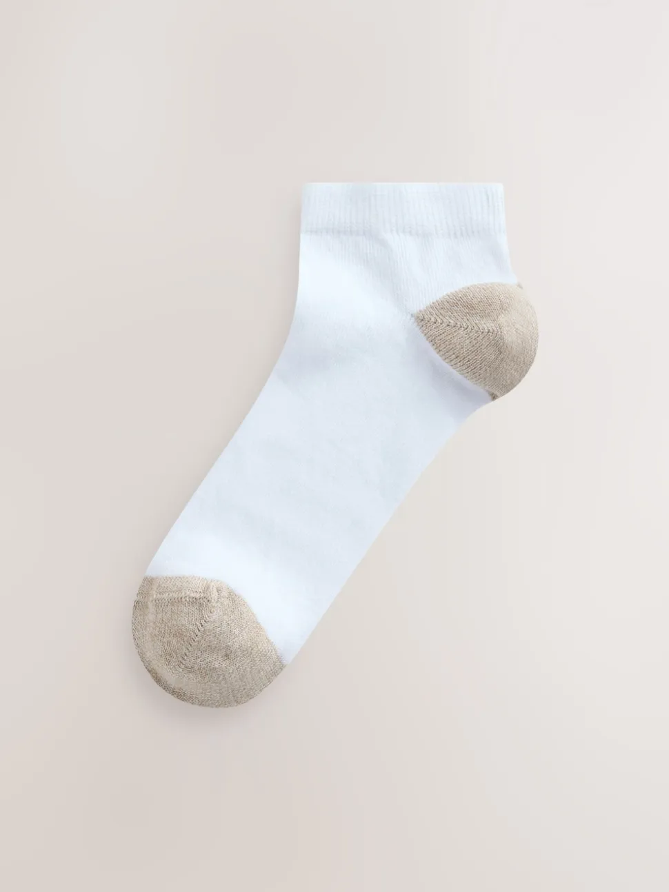 pastel - Lot de 4 paires de chaussettes de sport blanches à talon et bout