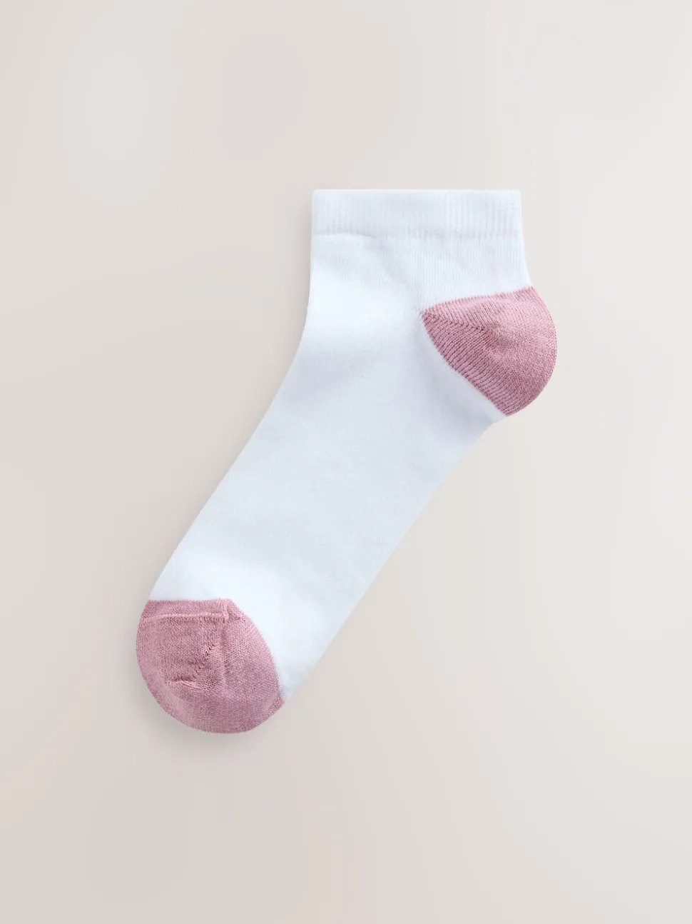 pastel - Lot de 4 paires de chaussettes de sport blanches à talon et bout