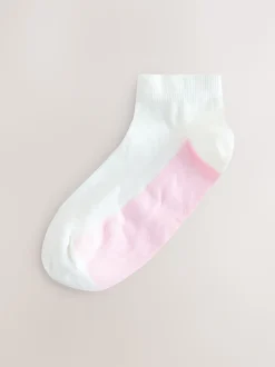 Pastel chiné - Lot de 4 paires de chaussettes basses à semelle rembourrée