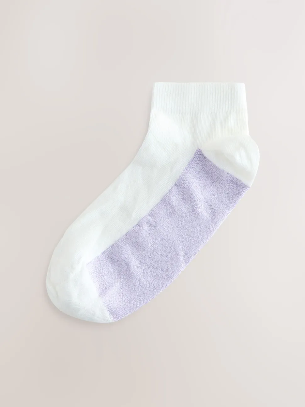 Pastel chiné - Lot de 4 paires de chaussettes basses à semelle rembourrée
