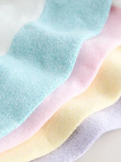 Pastel chiné - Lot de 4 paires de chaussettes basses à semelle rembourrée