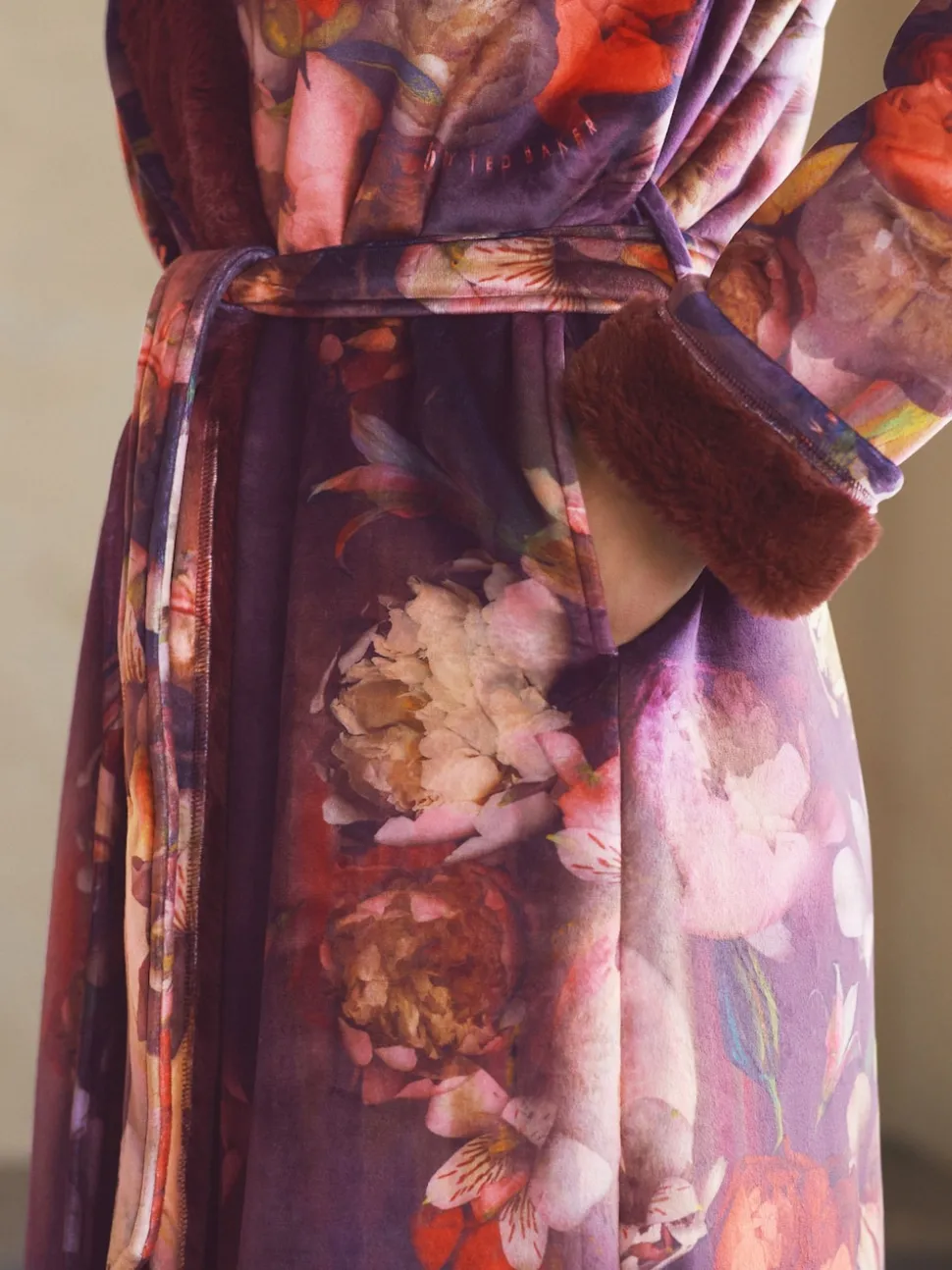 Peignoir B By Ted Baker douillet bordeaux