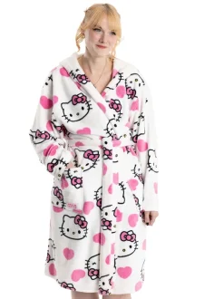 Peignoir de bain Vanilla Underground Hello Kitty à capuche