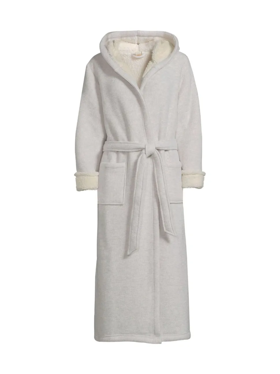Peignoir douillet Lands' End gaufré en peau de mouton