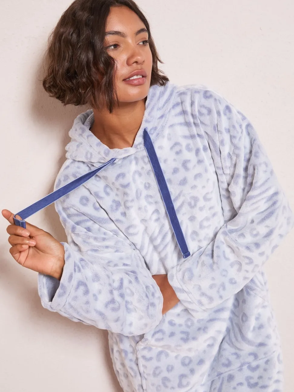 Peignoir Friends Like These Snoodie zébré