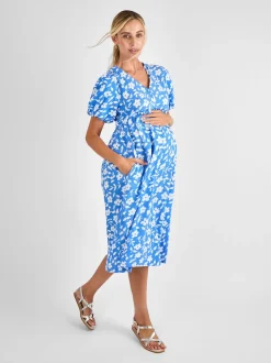 Peignoir Jojo Maman Bébé Fleuri enfant mi-long