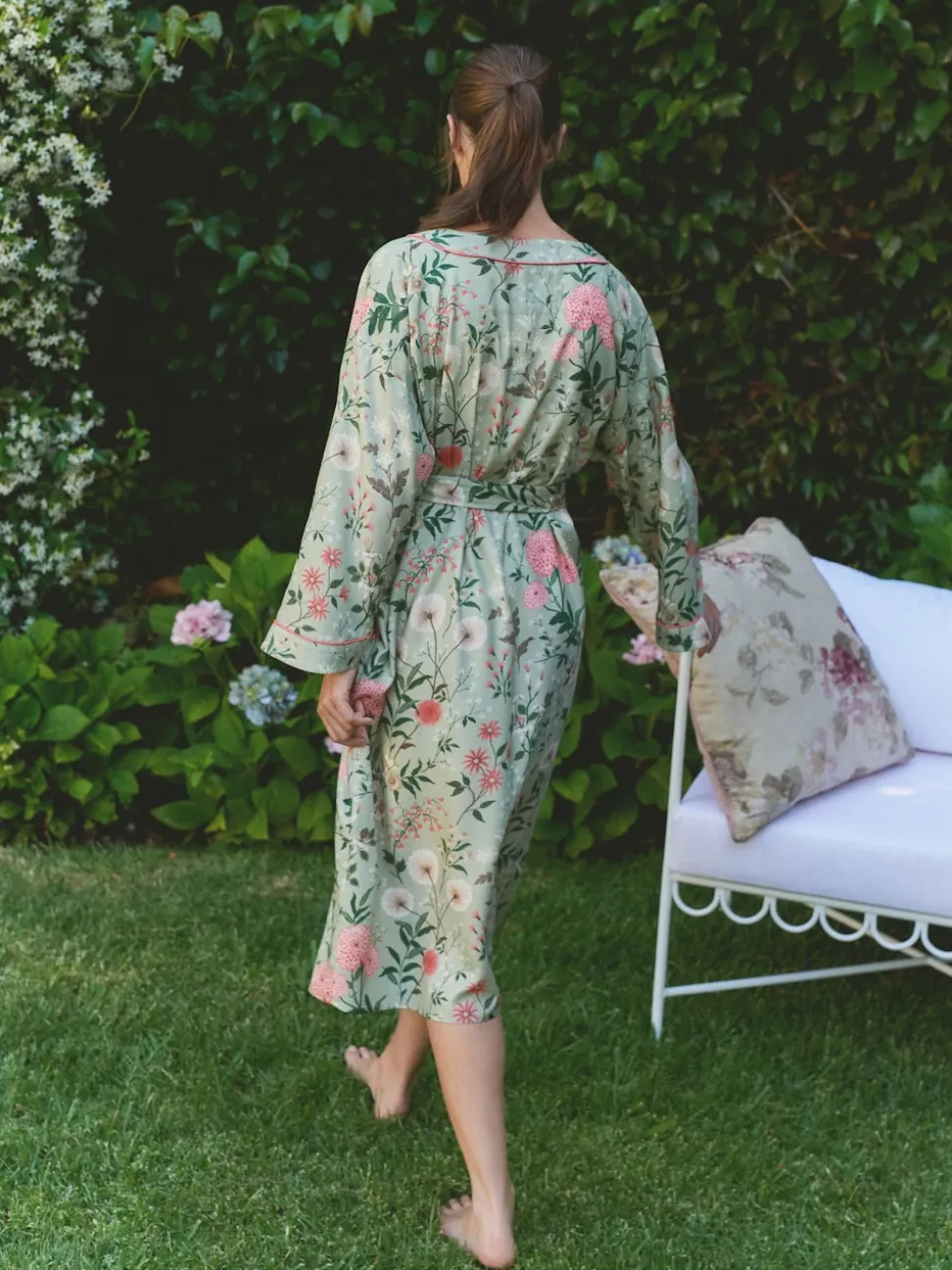 Peignoir Laura Ashley en viscose