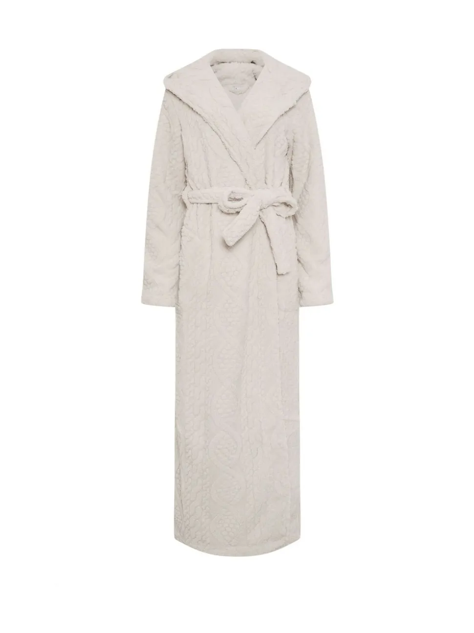 Peignoir Long Tall Sally Torsade Maxi à capuche