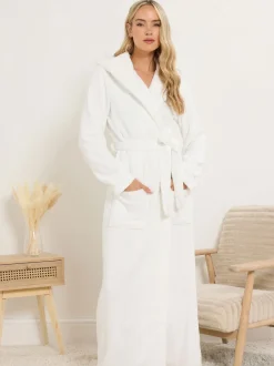 Peignoir Long Tall Sally Maxi en coton à capuche