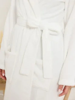 Peignoir Long Tall Sally Maxi en coton à capuche