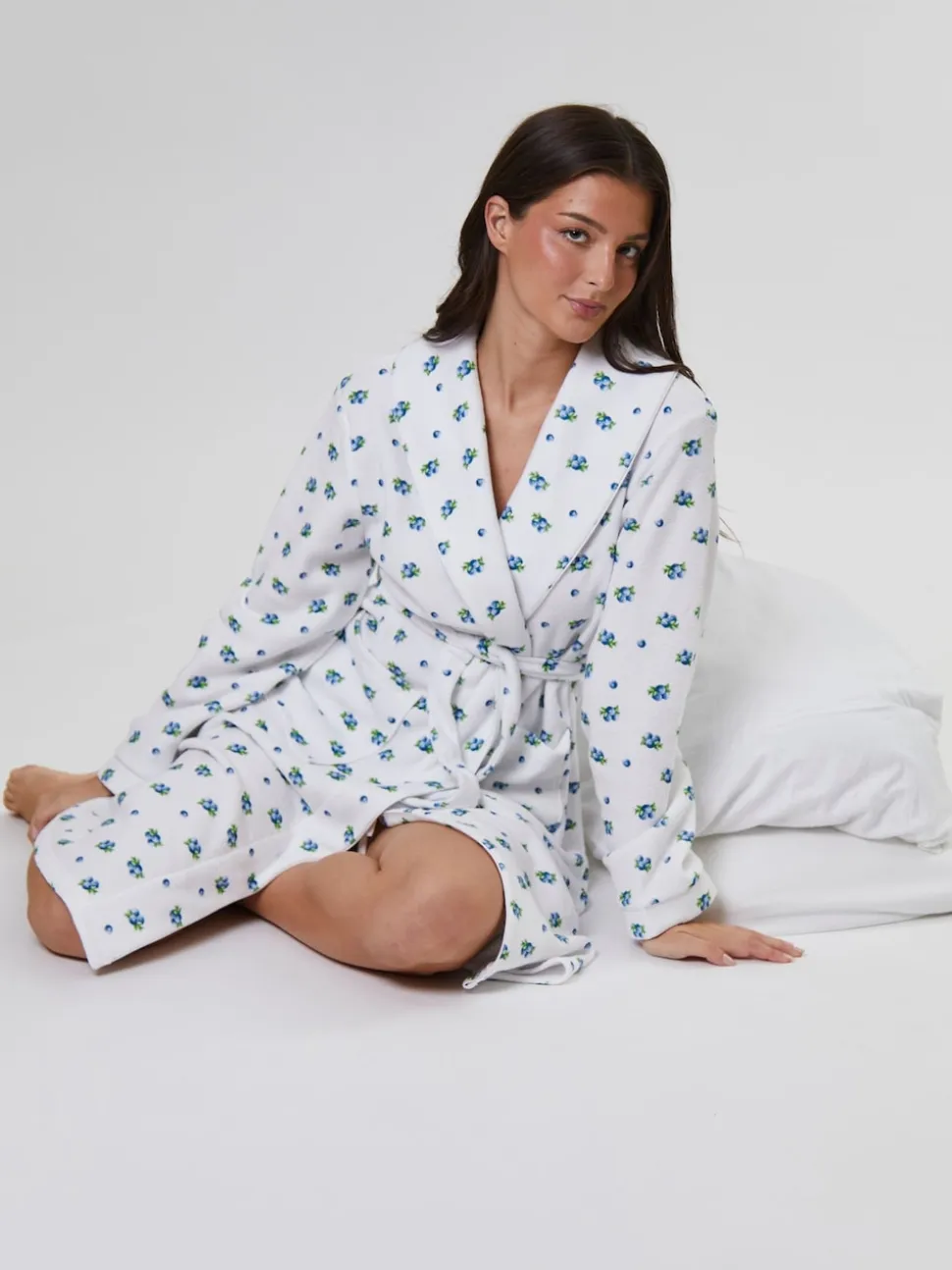 Peignoir Loungeable Blueberry imprimé léger
