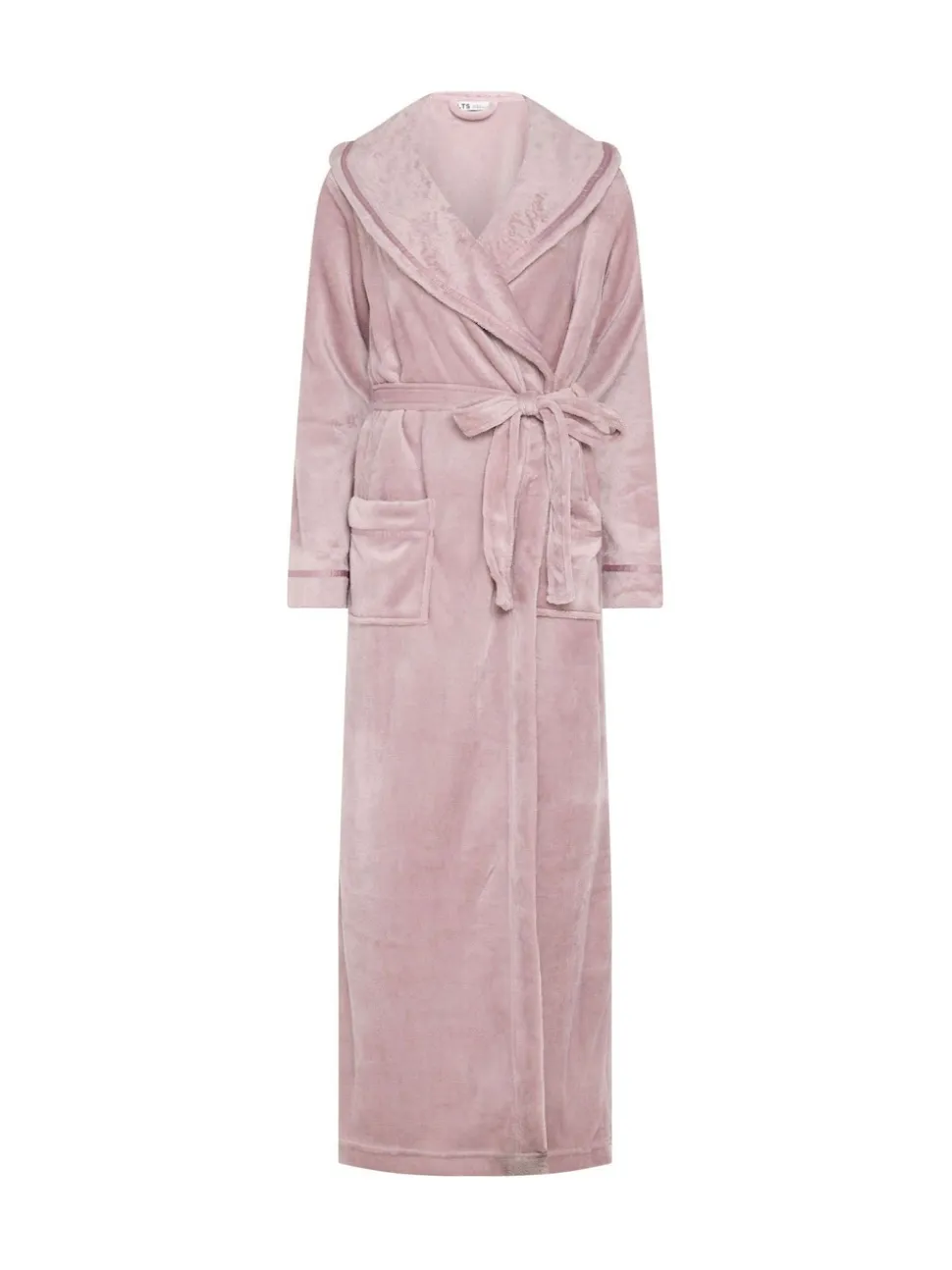 Peignoir Maxi Long Tall Sally châle à ruban