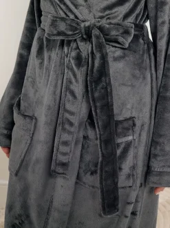 Peignoir Maxi Long Tall Sally châle à ruban