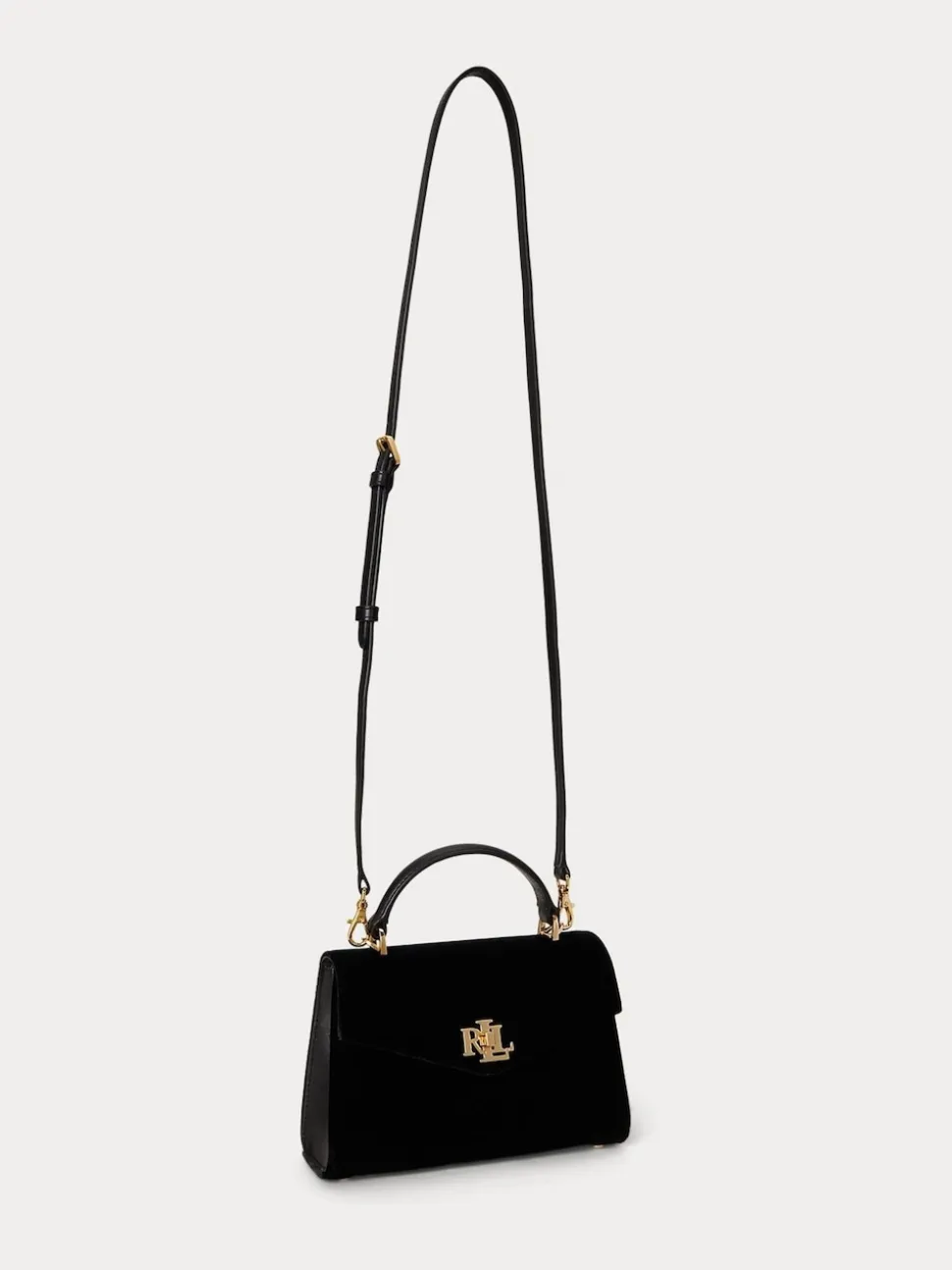 Petite sacoche Lauren Ralph Lauren Farrah en velours