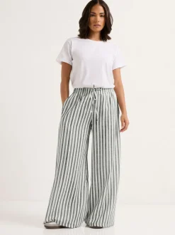 PixieGirl Petite Pantalon large Rayure