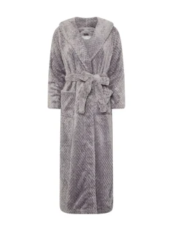 PixieGirl Petite Peignoir maxi en nid d’abeille à capuche