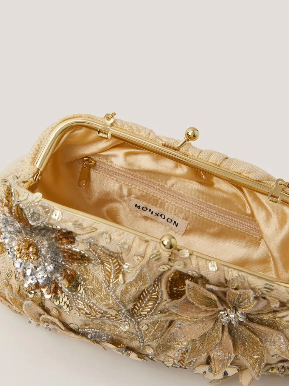 Pochette Monsoon Bloom ornée de fleurs