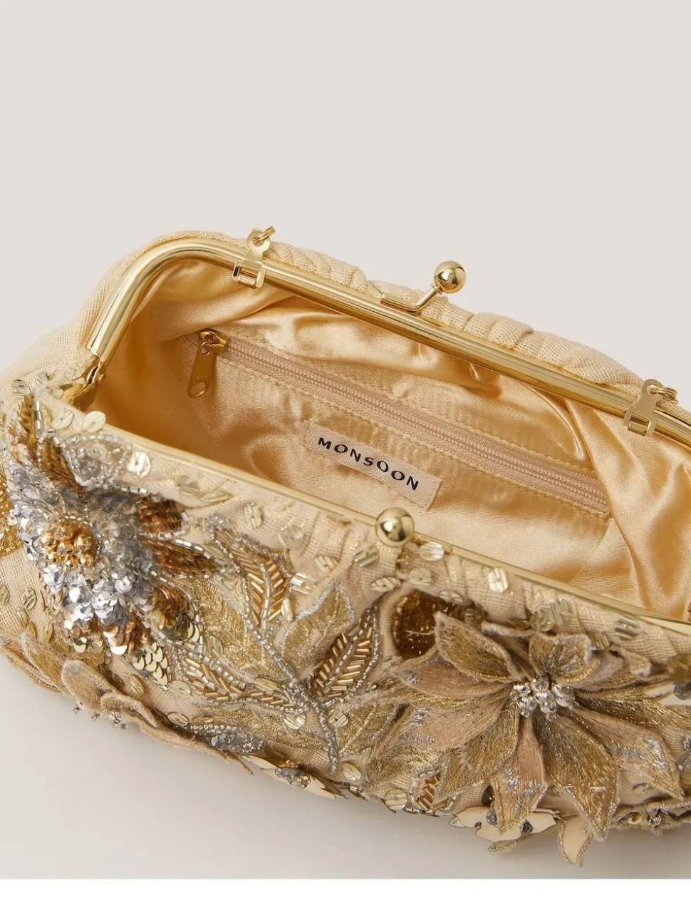 Pochette Monsoon Bloom ornée de fleurs
