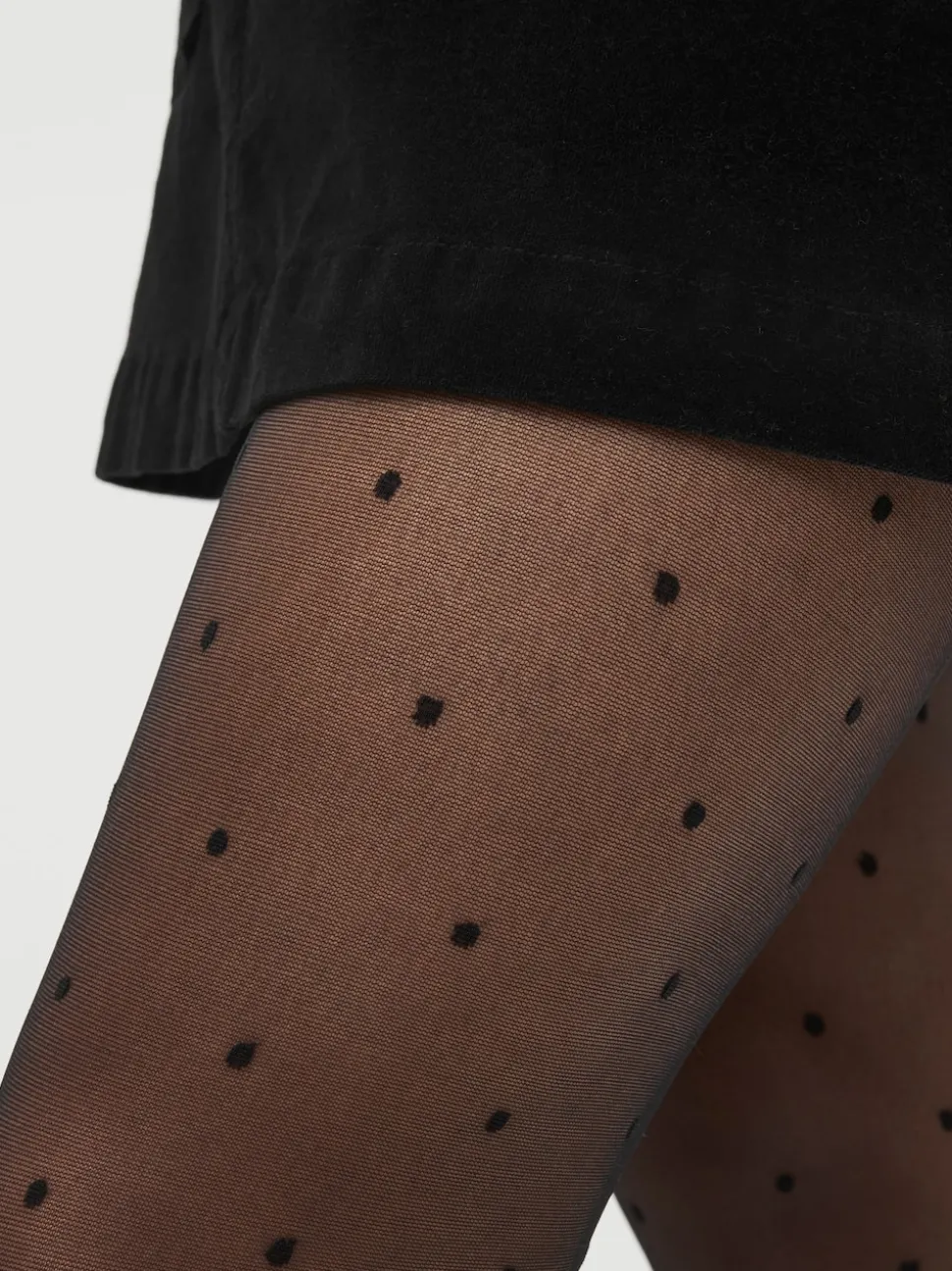 Point de Polka - Collants gainants fesses, ventre et cuisses