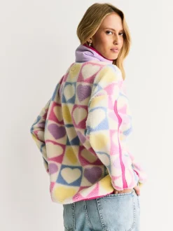 Polaires Little Bird by Jools Oliver Cœur Color-block Borg