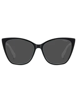 Polaroid Rectangulaire Noir Lunettes de soleil
