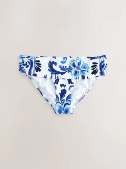 Porcelaine blanc/bleu - Bas de bikini