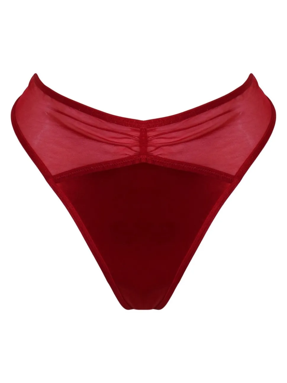 Pour Moi All Yours Satin et String en maille