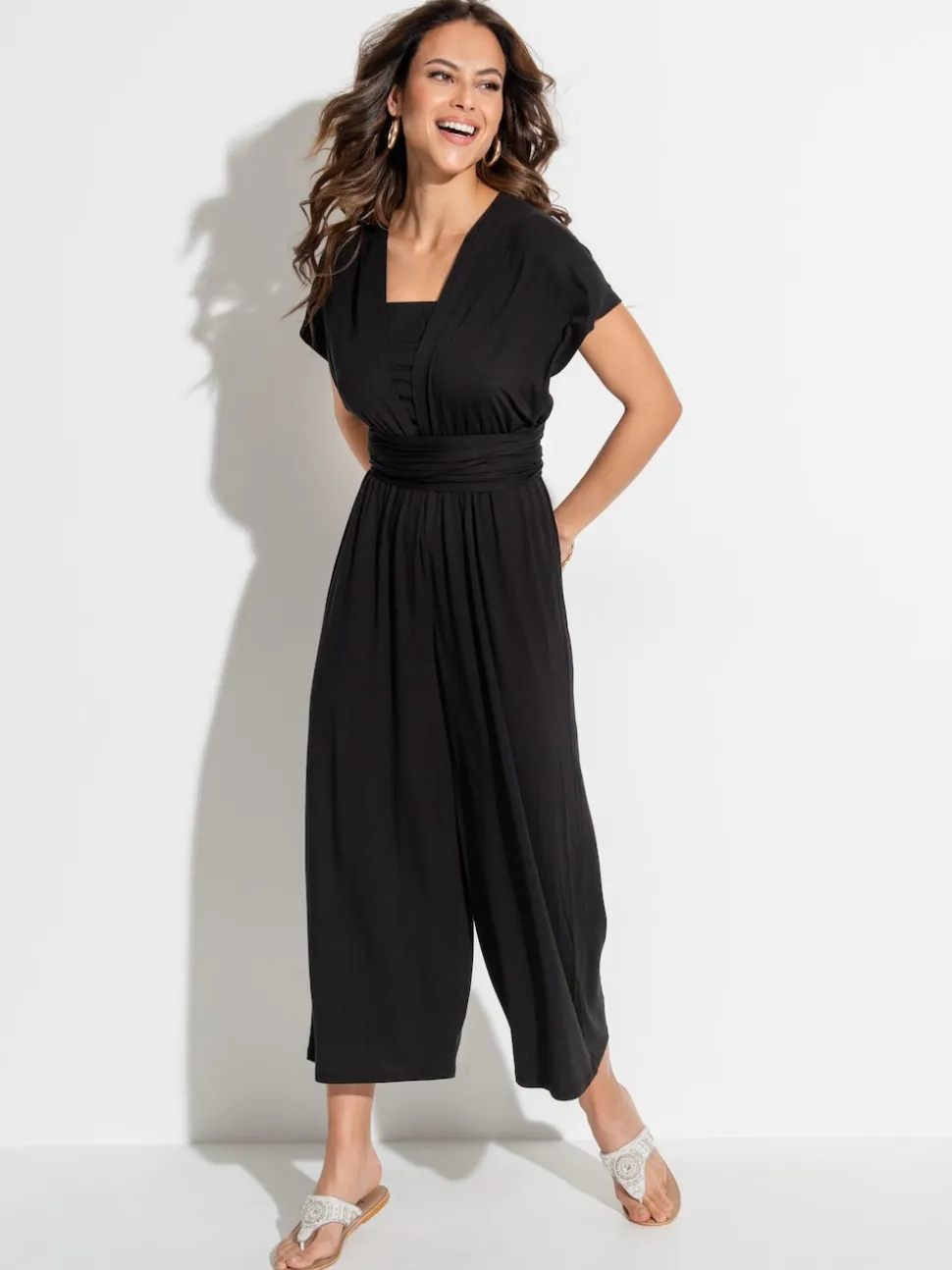 Pour Moi Combinaison de plage multidirectionnelle en jersey avec viscose