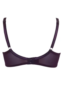 Pourpre foncé - Soutien-gorge Pour Moi Fleur à balconnet